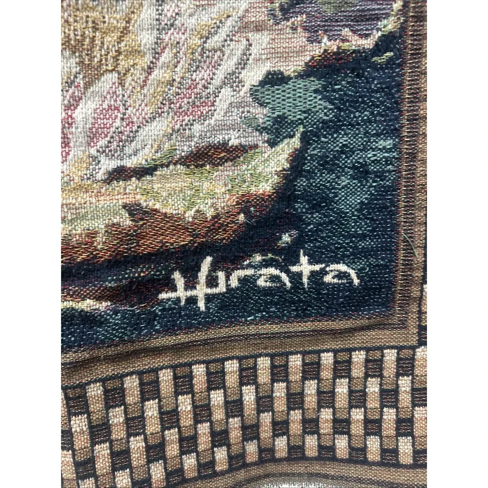 Vtg Ducks Unlimited Throw Blanket Wall Tapestry Mallard Ducks  66